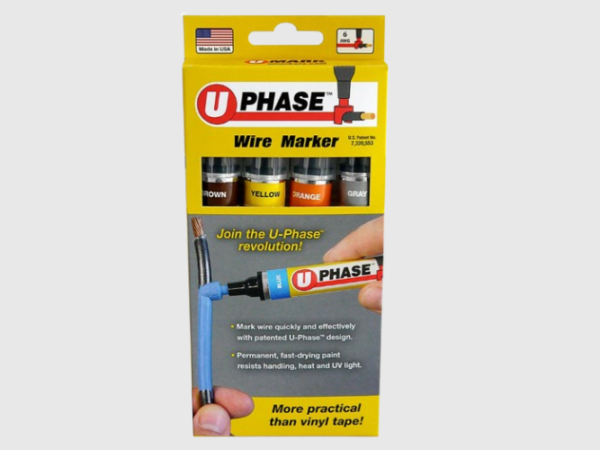 U-Phase Three Phase Assortment Wire Marker 4pk